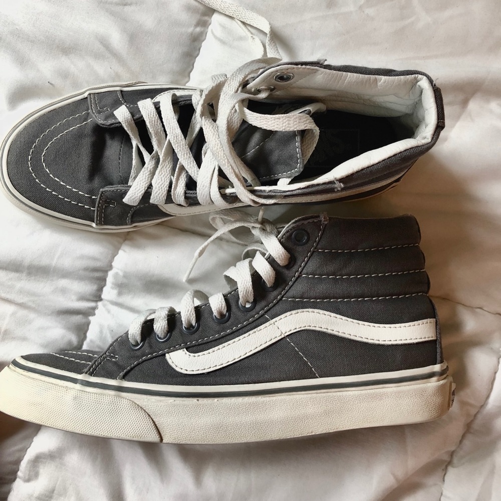 Grey High Top Vans